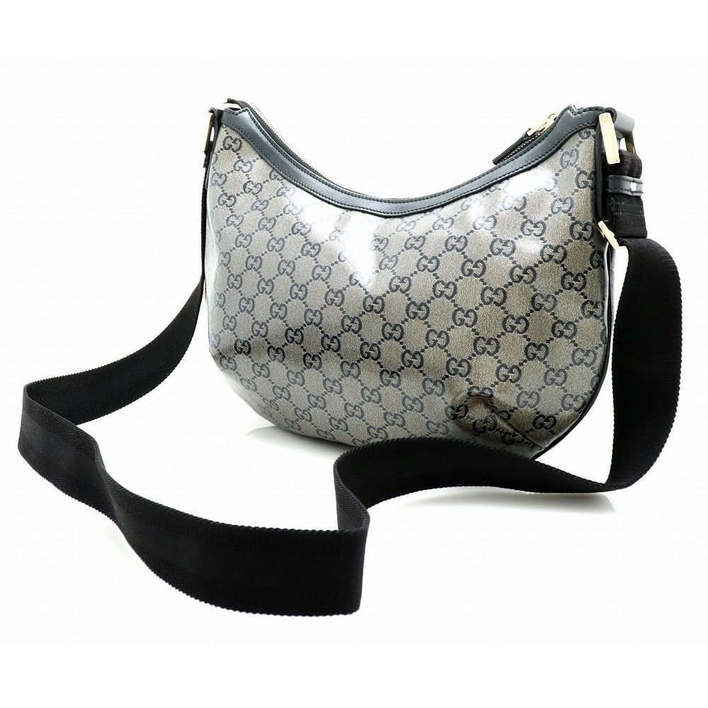 Gucci Shoulder Silver Bag GG Crystal